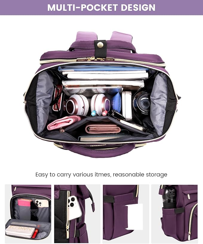 LOVEVOOK 17.3 Inch Laptop Backpack, Large Travel Backpack - Image 9