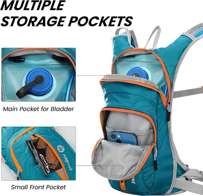 Nepest Hydration Pack Backpack for Women & Men, Lightweight Water Backpack - Image 4