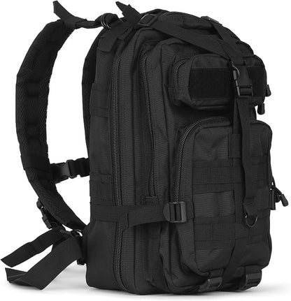 30L Black Tactical Backpack by GorillaPaks