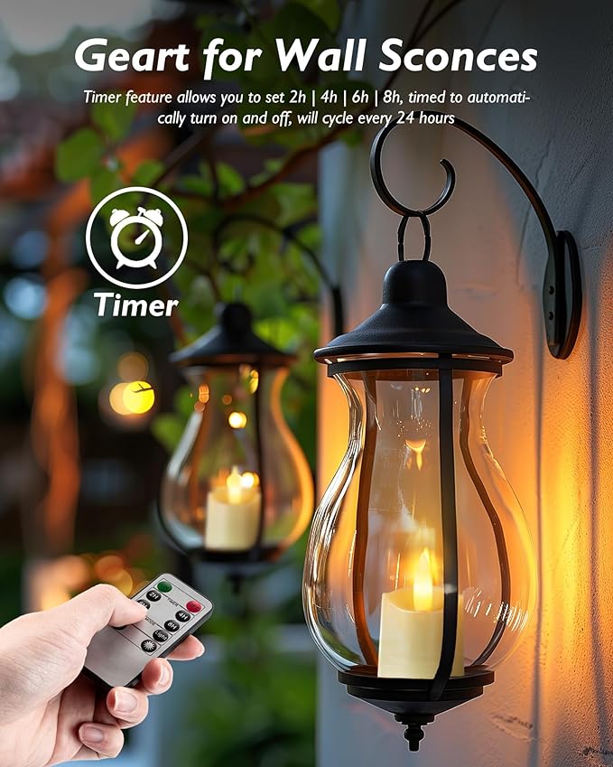 Homemory Rechargeable Flameless Candles, 2/4/6/8H Timer LED Votive Candles - Image 3