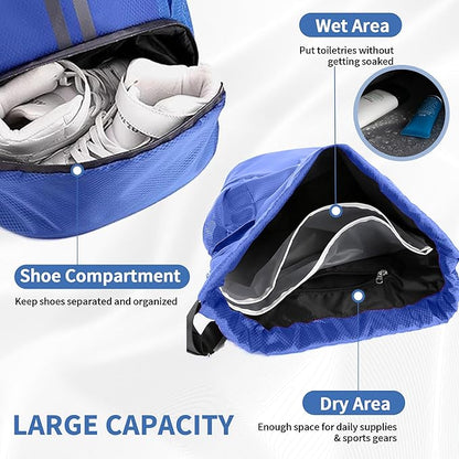 JELUTAR Drawstring Backpack Gym Bag - Image 4