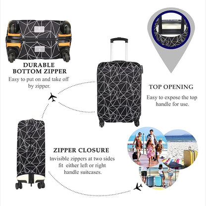 Explore Land Travel Luggage Cover Suitcase Protector Fits 18-22 Inch Case - Image 3