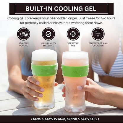 Frozen Pint Beer Glasses - Image 4