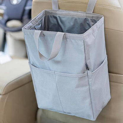 Ginsco New Leak-Proof Travel Car Trash Bag, 3.5 Gallons Large Capacity Hanging by Ginsco