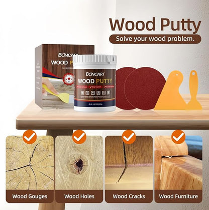 Boncart Black Wood Filler, Wood Filler Putty, Wood Filler Paintable, Wood - Image 2