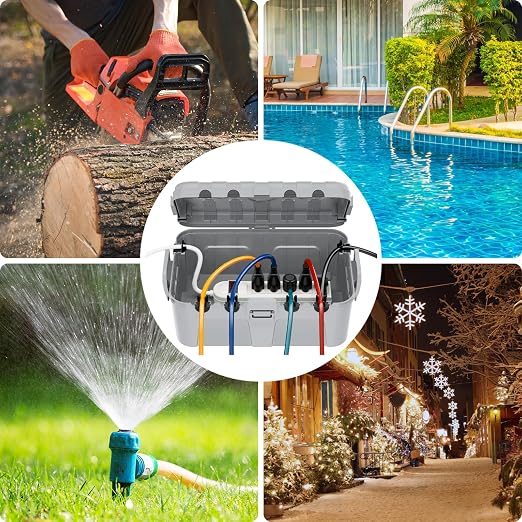 RESTMO 5-Piece Outdoor Waterproof Electrical Box Set – 12.5" x 8.5" x 5" Large - Image 9