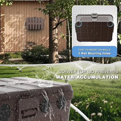 Flemoon Outdoor Electrical Box Waterproof, IP54 Waterproof Extension Cord Cover - Image 6