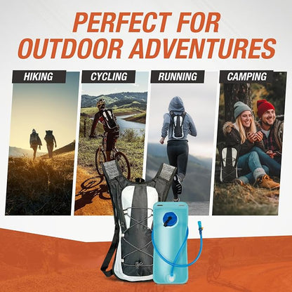 Military-Grade Hydration Backpack, 3L Water Reservoir Pack - Image 2