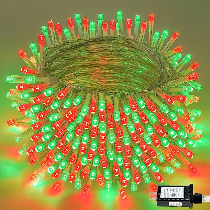 88FT 240LED Extra-Long Connectable String Lights Indoor Outdoor Clear Wire by KAQ