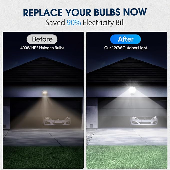 LED Barn Light 150W 21000LM Dusk to Dawn Outdoor Lighting, 6500K Daylight Yard - Image 3