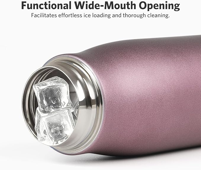 Water Bottle with Portable Lid Metal Vacuum Insulated Stainless Steel | - Image 2