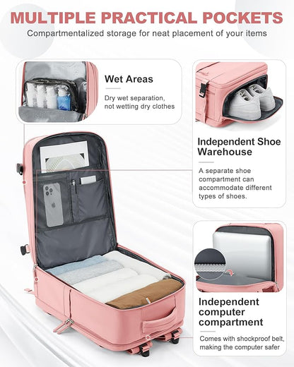 coowoz Large Travel Backpack Carry On - Image 3
