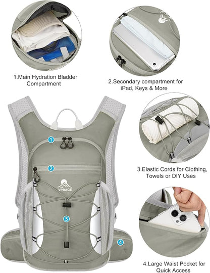 Hydration Backpack with 2L Water Bladder - Image 3