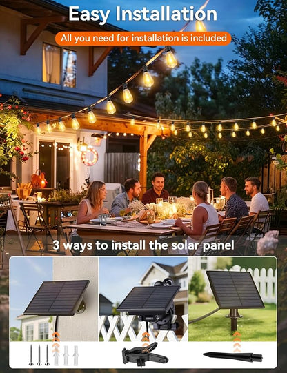Brightever 36FT Solar String Lights Outdoor Waterproof - Image 8