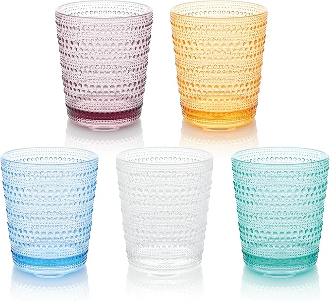 Santa Fe Orange Set of 6 Premium Acrylic DOF Glasses 16 oz – Unbreakable - Image 3