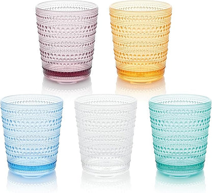 Santa Fe Clear Set of 6 Premium Acrylic DOF Glasses 16 oz – Unbreakable - Image 3