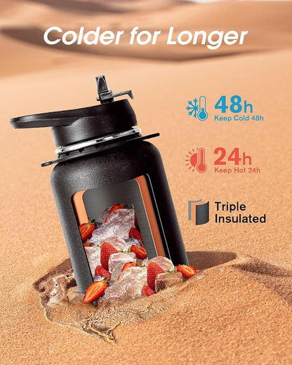 Coolflask 32 oz Water Bottle - Image 2