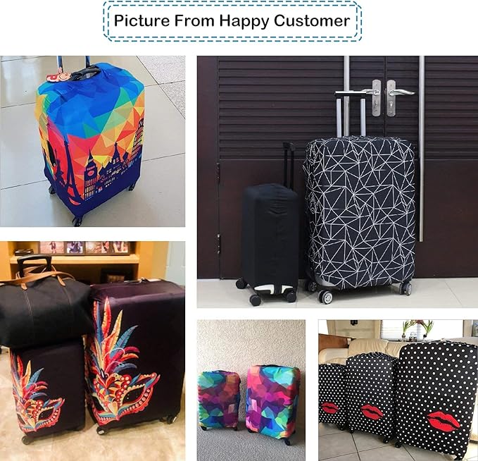 Explore Land Travel Luggage Cover Suitcase Protector Fits 23-26 Inch Case - Image 7