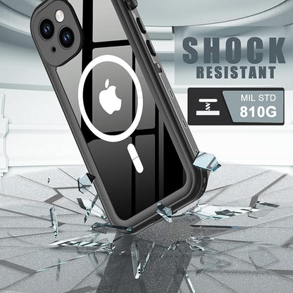 for iPhone 14 Case Waterproof, Full-Body Hard Case Built-in - Image 4