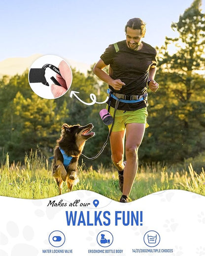 lesotc Dog Water Bottle, Portable Pet Dispenser - Image 5