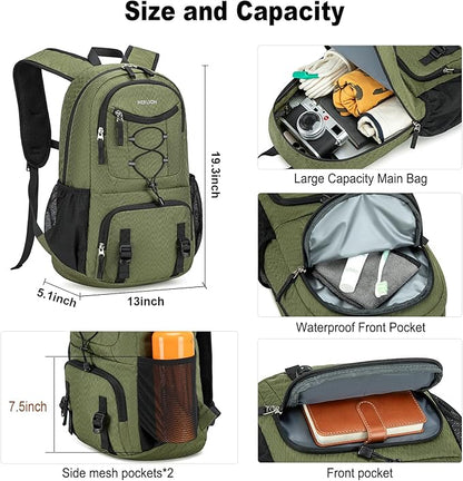 Nerlion Lightweight Foldable 35L Hiking Backpack Travel Backpack - Image 3