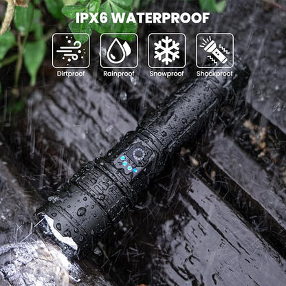 Kmivo Rechargeable Led Flashlight High Lumens - Image 7