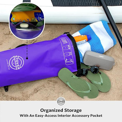 STOVER 5/10/25/30/40/55L Waterproof Dry Bag- Roll-Top Backpack w/Phone Case- - Image 4