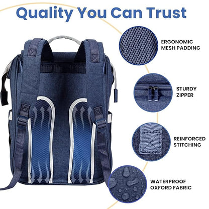 PILLANI Baby Diaper Bag Backpack - Image 6