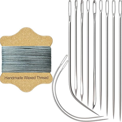 VONEEDL Upholstery Repair Kit: Waxed Sewing Thread & Heavy Duty Needles by VONEEDL