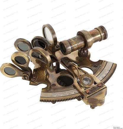 Antique Style Solid Brass Ship Sextant by USHandicrafts