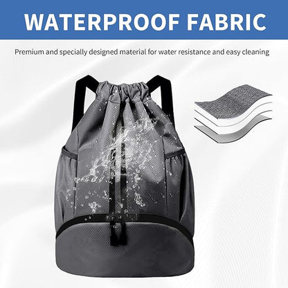 JELUTAR Drawstring Backpack Gym Bag - Image 5