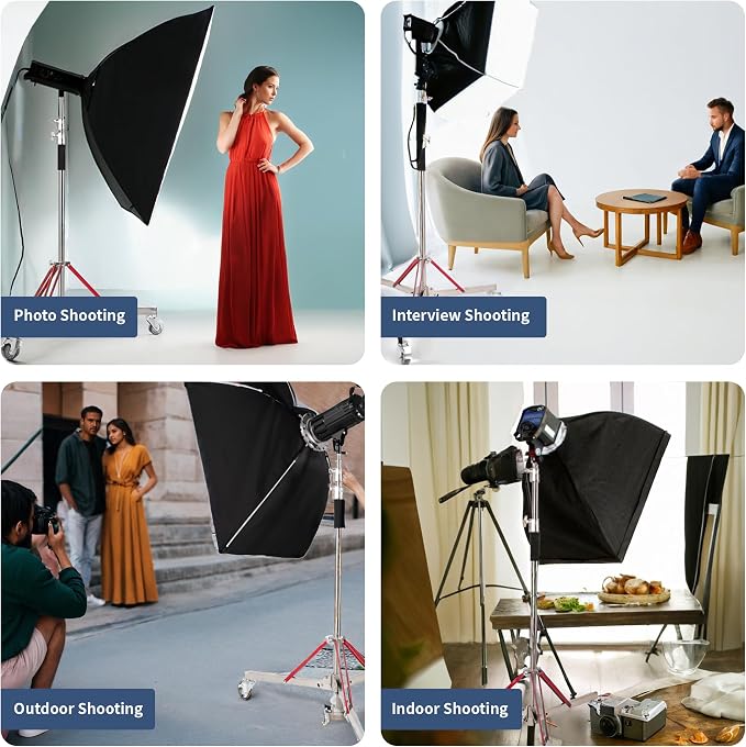 Kate 2 Pack Heavy Duty 10.8ft Light Stand - Image 7