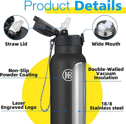 Han's Bottle Sports Water Bottle - 32 Oz - Image 5
