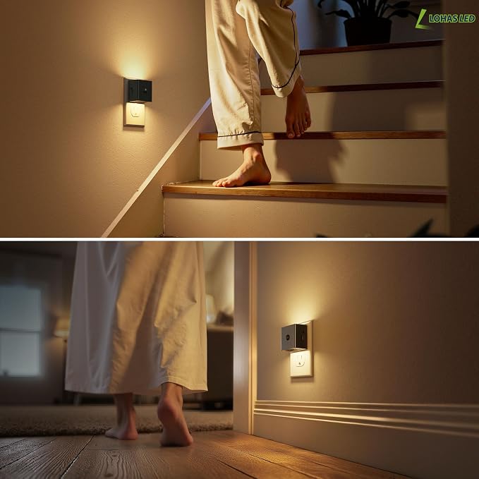 L LOHAS LED Motion Sensor Night Light, Plug in Night Light - Image 5