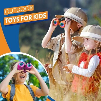 3-8 Year Old Boy Girl Toys: LET'S GO! Shockproof Binoculars - Image 3