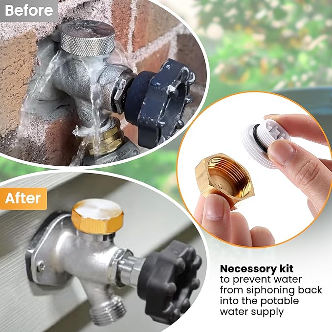 2 Pack Anti Siphon Valve Repair Kit, Vacuum Breaker Fix Set Compatible - Image 5