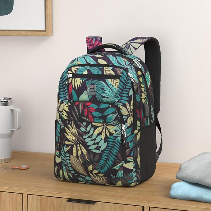 Volher Laptop Backpack, Business Travel Anti Theft Slim Durable Laptops Backpack - Image 2