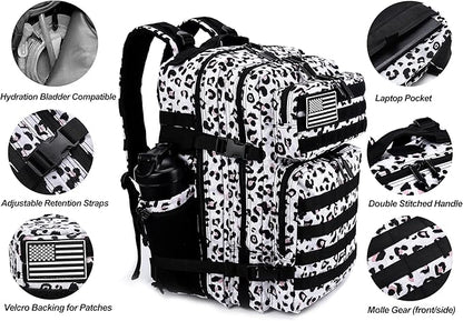 LHI Military Tactical Backpack for Men and Women 45L Army 3 Days Assault Pack - Image 5