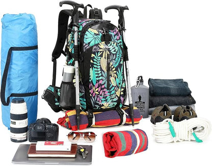 FENGDONG 40L Waterproof Lightweight Outdoor Daypack Hiking, Travel Backpack - Image 6