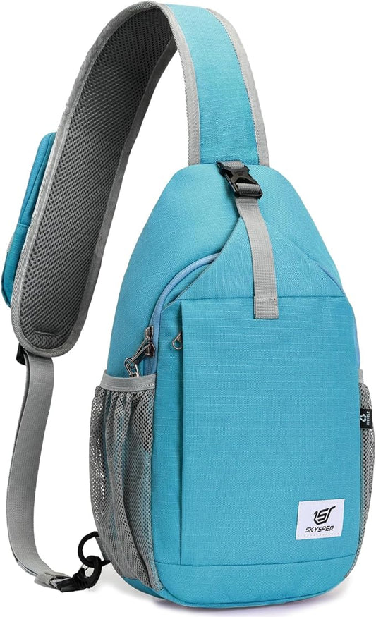 SKYSPER Sling Bag RFID Cross Body Bag Recycled Crossbody Backpack Travel Daypack by SKYSPER