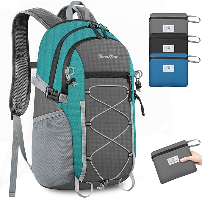 Seektop 20L Foldable Waterproof Hiking Backpack, Ultralight Small Lightweight by SeektopSports