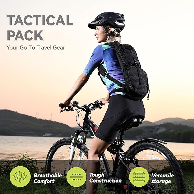 MARCHWAY Tactical Molle Hydration Pack Backpack - Image 2
