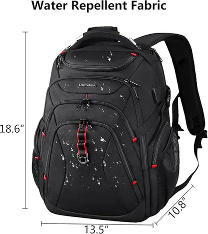 KROSER Travel Laptop Backpack 17.3 Inch XL Computer Backpack - Image 2