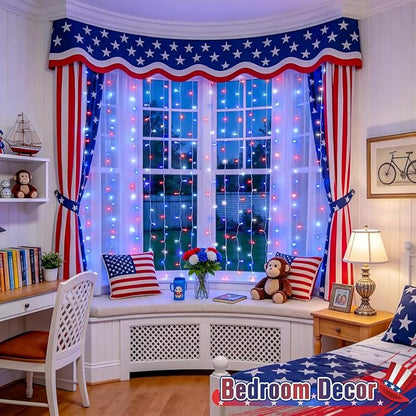 JMEXSUSS 300LED Red White and Blue Lights - Image 3