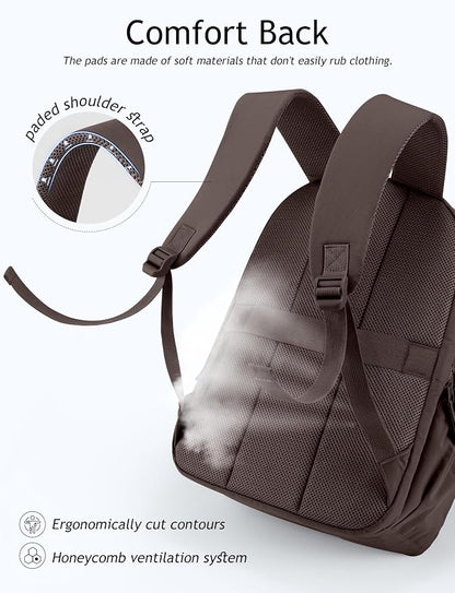 Uselike Travel Backpack for Women, 15.6 Inch Laptop Backpack, Quilted College - Image 5
