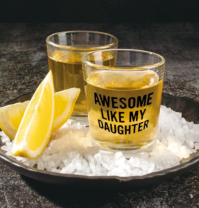 Nogrit Father's Day Whiskey Glasses from Daughter 10 oz, Funny Dad Gifts - Image 3