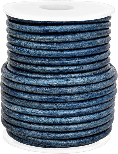 GENIQUE Real/Genuine Round Leather String Cord - Image 2