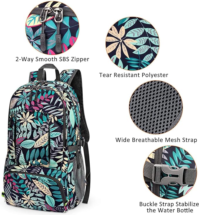 G4Free 40L Lightweight Packable Hiking Backpack, Waterproof Travel Daypack - Image 5
