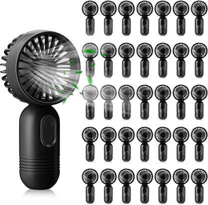 Rossesay 36 Pcs Mini Portable Fan Bulk Cute Handheld Lightweight Small Little by Rossesay
