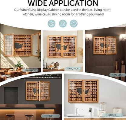 Large Map Shot Glass Display Case 60 Slots - Image 8